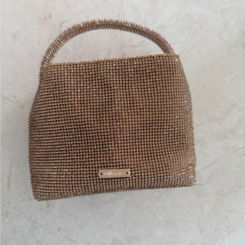 New Cult gaia Solene champagne gold bag - Picture 1 of 3